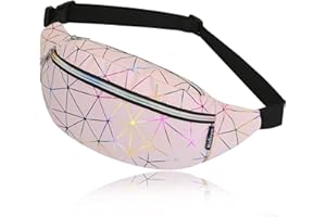RIDIRUN Riñonera Mujer Moda Riñonera Deportiva Viaje Bolso de Cintura Niñas Multifuncional Bolsillos Riñoneras Running Cinturón Impermeable Bandolera de Marcha Fanny Pack