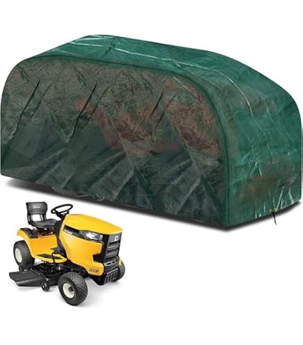 GREENSTAR Beschermhoes Voor Grasmaaier Zitmaaier Met Achteruitworp Polyester Zwart Afmetingen 203 X 127 137 Cm 752895539