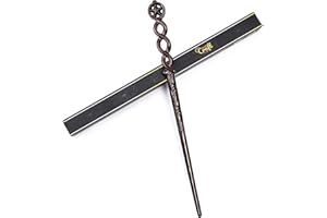 Handicraftviet Hand Carved Wood Magic Wand/Witch Wand Real Wood/Wizard Wands 15' for Halloween, Christmas and Birthday Party/Wooden Wand Star (S5)