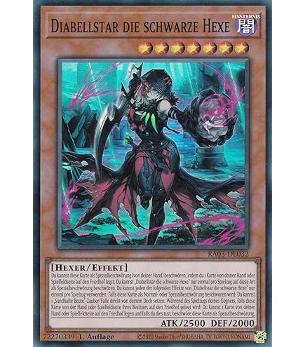 Yugioh Sündhafte Beutesucherin Super Rare - RA03 Deutsch 1. Auflage