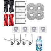 Asgard Grup Roborock Saros 20 ile Uyumlu 2 Ana Fır&ccedil;a 4 Yan Fır&ccedil;a 4 Filtre 4 Mop 1 Deterjan 4 Toz Torbası