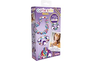 Lansay - Cutie STIX - Recharge Magic - A Utiliser avec Atelier Cutie Stix - 11 Stix Thème Licorne, Arc en Ciel, Papillon - pour Création Bijoux & Kit Bracelet pour Enfants dès 6 Ans - Loisirs Créatif