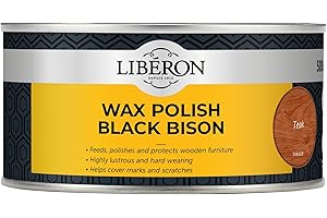 Libéron Wax Polish Black Bison Paste Teak 500ml