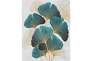 DCIDBEI (40x50 cm) Square Diamond Painting 5D Fai Da Te Pittura Diamante Quadrato Completo Ginkgo Biloba Pittura da Diamanti Adulti kit Ricamo Punto Croce kit Arte Strass Diamante Arte Artigianato