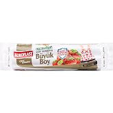 Koroplast &Ccedil;ilek Kokulu B&uuml;y&uuml;k Boy B&uuml;zg&uuml;l&uuml; &Ccedil;&ouml;p Poşeti 10'lu 65x70 cm, Kolay Bağlanır Kokulu B&uuml;zg&uuml;l&uuml; B&uuml;y&uuml;k Boy &Ccedil;&ouml;p Torbası, Sızd