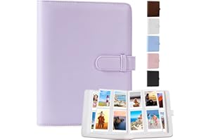 DUNSOO 256 Pockets Instax Mini Album, Polaroid Photo Album, 2 x 3 Inch Photo Fujifilm Mini 12 11 99 40 Film, for Polaroid Snap/PIC-300/SocialMatic Instant & Zip Printers