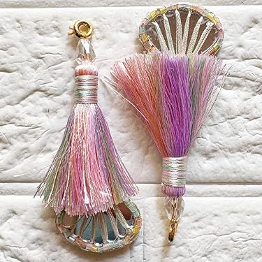 (180cm with Cotton tassel, Pink Purple) - Popular Handicrafts Kp75 The Lovely Creations Handmade Cotton Tassels Multipurpose Small Tassel for  DIY Jewelry Making Findings Size - 3 cm Set of 50 pcs. (B.Pink) :  Amazon.in: Home & Kitchen