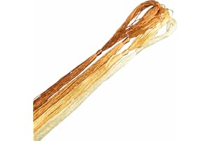 ‎MINGGUXIUYI MINGGUXIUYI 4 Farben reine Maulbeerseide à 22 m, edles Seidengarn für feine Handarbeiten und Kunststickerei (13)