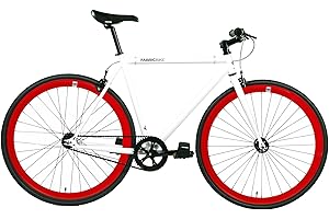 FabricBike Original - Vélo Fixie Single Speed, 28 Pouces, Fixed Gear, Single Speed, Cadre Hi-Ten Acier, 10,45 kg (Talla M).