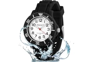 Ayybboo Kids Watch for Boys Girls, 30M Waterproof Childrens Watch, Easy to Read Kids Watches for 4-13 Years Learning Time, Quartz, Soft Band