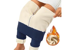 Nadeer Legginsy z podszewką polarową damskie legginsy termiczne zimowe ciepłe grube spodnie na co dzień miękkie rozciągliwe spodnie