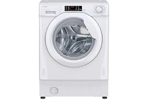 Candy Smart Integrated Washing Machine, 9 Kg Wash Capacity, 1400 RPM, A Rated, 3 Rapid Cycles, White, 60x53x82 cm - CBW 494DWM5-80
