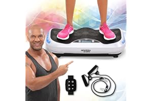 ‎MIWEBA SPORTS Miweba Sports Fitness 4D Wave Vibrationsplatte MV300 | 𝟑 𝐉𝐀𝐇𝐑𝐄 𝐆𝐀𝐑𝐀𝐍𝐓𝐈𝐄 - 800 Watt - Armband Fernbedienung - Massagegerät - Abnehmen - Fitnessgeräte für Zuhause - Fettverbrenner