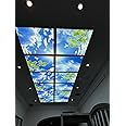 Generic 4 Pack LED Sky Panel 600x600 Blue Sky Bird Design 160W Office Tiles Clinic Practice Ceiling Lighting