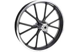 Yctze 2,50-10 Dirt Bike 10 Tums Hjulnav Aluminiumlegeringsfälg för Mini Pocket Bike Elcykel 49-50ml Dirt (Bakhjul)