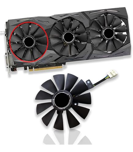 iHaospace PLD09210S12HH - Scheda di raffreddamento per ventola MSI RX 580 ARMOR RX 570 ARMOR Cooler Fan