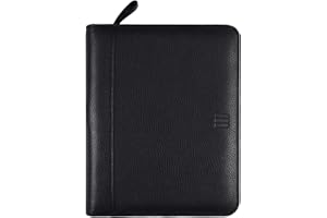 Finocam - Agenda Organizador Open Piel Cremallera Andrea 2025 Semana Vista Vertical Enero 2025 - Diciembre 2025 (12 meses) Negro Catalán