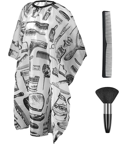 Tablier De Coiffure Imperméable Adulte - Nylon, Réglable, Pour Salon Ou Maison