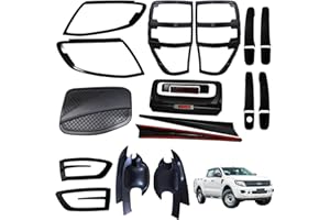 ‎JHCHAN JHCHAN Auto-Vollkarosserie-Kits für Ford Ranger Wildtrak T6 2012–2014 MK1 XL XLT Tremor Limited Zubehör ABS-Karosserie-Styling (für Ford Ranger T6 2012–2014)