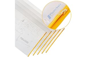 AXIS LINE Lot de 10 pochettes de protection en différentes tailles 700 x 1200 cm Taille 3