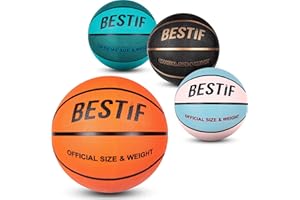 BESTIF Piłka do koszykówki, rozmiar 5/7, dla dzieci i dorosłych, do treningu NBA | Piłki do użytku wewnątrz i na zewnątrz