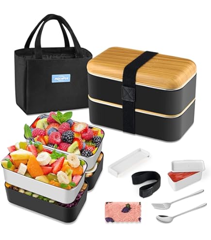 2friends GmbH 2friends GmbH Lunchboxen, 2 stuks, 2 stuks met schroefdeksels, met 3 scheidingswanden en kliksluiting, BPA- en weekmaker 2friends GmbH 2friends GmbH Lunchboxen, 2 stuks, 2 stuks met schroefdeksels, met 3 scheidingswanden en kliksluiting, BPA- en weekmaker