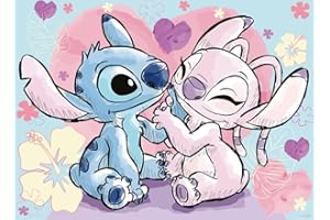 Nathan - Puzzle Stitch et Angel - 500 pièces - Adultes et enfants dès 12 ans - Collection Mes Héros - 12000979