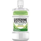 Listerine Naturals Alcohol-Free Mouthwash Mild Flavor, 500ml | 0% Alcohol, Reduces Plaque, Prevents Gingivitis and Strengthen