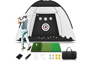 HPLSZCN Golf Practice 3x2m Swing Practice Net, Gifts for Men/Boys