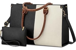 LOVEVOOK Torba na laptopa dla kobiet, torba na laptopa 15,6 cala, vintage, torby robocze dla kobiet, torba komputerowa, aktówka, torebka