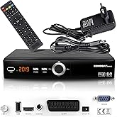 HD-LINE 20900 Sat Receiver - Vorprogrammiert Für Astra, Hotbird & Türksat In Full HD