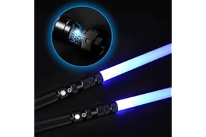 GFACHNT Sable de luz, RGB 15 colores cambiantes de color, con 17 juegos de fuentes de sonido simuladas de lucha cinematográfica