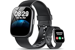 CILLSO Smart Watch with Alexa Built-in, 1.83" HD Fitness Watch with Bluetooth Calling, New Smartwatch with Heart Rate/Sleep Monitor/Stress, 110+ Sports Modes, IP68 Waterproof Activity Tracker for Android iOS