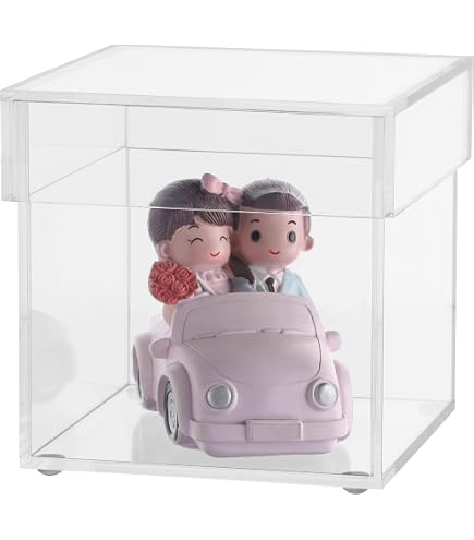 Vitrine En Acrylique Transparente 35x25x25 Cm - Boîte De Rangement Et Présentation Pour Figurines, Bijoux, Collections