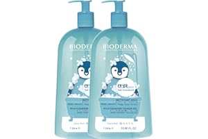 PARAVOSTRA ABCDerm Moussant Nettoyant Doux | Respecte l’Équilibre Cutané et Capillaire | Peau et les Cheveux Doux | Pour Corps, Visage et Cheveux | Fabriqué en France | Lot de 2x1L