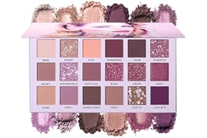 BEAUTY GLAZED UCANBE paleta cieni do powiek Nude 18 kolorów Matte Shimmer Glitter Multi-Reflective Shades Ultra Pigmentowany Makeup Cień do powiek