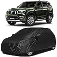 TRAUENIE™ Waterproof Car Body Cover Compatible with Mahindra New Scorpio N 2025-2024 | Premium Protection Against Rain, Snow, and UV Rays | Durable & Breathable Design | (Black)