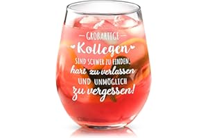 Joymaking Weinglas Abschiedsgeschenk Kollegen, Lustige Weingläser, Abschied Kollegin Geschenke, Weinglas mit Spruch, Abschiedsgeschenk Kollegen Jobwechsel 17oz