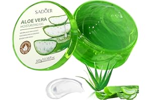 MEIEGOU Aloe Vera Gel, Aloe Vera Gel Organic 300 ml, Natural Moisturising Cream for Sunburn Repair, Dry Skin, Sensitive Skin - for Face, Hair and Body