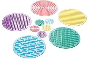 TickiT - Set de 10 disques sensoriels texturés - Silicone - 54517