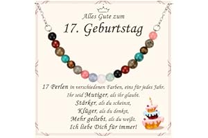 PDTU Geburtstagsgeschenk für Mädchen 6-18 Jahre, Buntes Armband Geschenk für Teenager zum Geburtstag