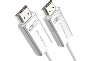 huaham Kabel światłowodowy HDMI 2.1 8K, ultra szybki kabel 48 Gb/s, 8K 60 Hz i 4K 120 Hz, obsługa eARC, Dolby, HDCP 2.2 i 2.3