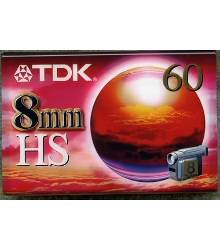 TDK P5-90HSEQ Cassette Vidéo 8mm 90 Minutes Pour Caméscope