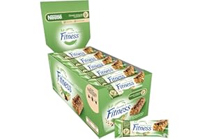 FITNESS Chocolate Hazelnut Barrette Cereali Integrali con Cioccolato al Latte e gusto Nocciola, 24 Barrette da 22,5g (540g)