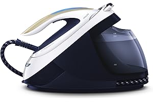 VERSUNI Philips GC9675/80 PerfectCare Elite Plus-Plancha (2700 W, óptimo Temp, 7,7 Bar, 550 g/min. Superpresión de Vapor, Extremadamente Ligero y silencioso) púrpura, Violett