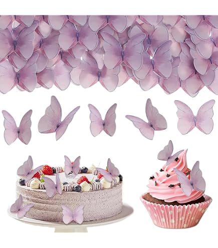 Dekora 400 Foglie Commestibili Per Torte In Cialda Verde Metallizzato – 4,2 Cm, Senza Glutine E Lattosio, Per Cake Design, Cupcake E Dessert