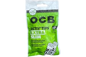 OCB ACTIV Tips Extra Slim Lot de 50