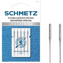 Schmetz Aghi Per Macchina Da Cucire - Assortimento HLx5 Con Infila Ago (Misure 75/11 E 90/14)