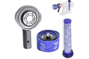 KiimSin Tylna pokrywa silnika + tylny filtr HEPA + zestaw filtrów wstępnych zamiennik do odkurzacza Dyson V6 DC58 DC59 DC61 DC62 DC74 akcesoria do odkurzacza