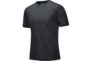 MAGCOMSEN Men's T-Shirts Shorts Sleeve Quick Dry Running Tops Lightweight Gym T-Shirts Summer Hiking Shirt for Men